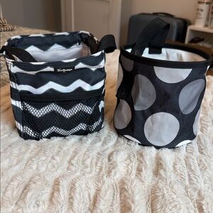 Black and White Patterned Storage Bins set - Thirty-One Gifts